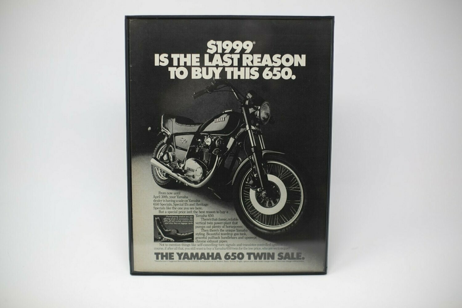 Yamaha 650 - Vintage Motorcycle Ad