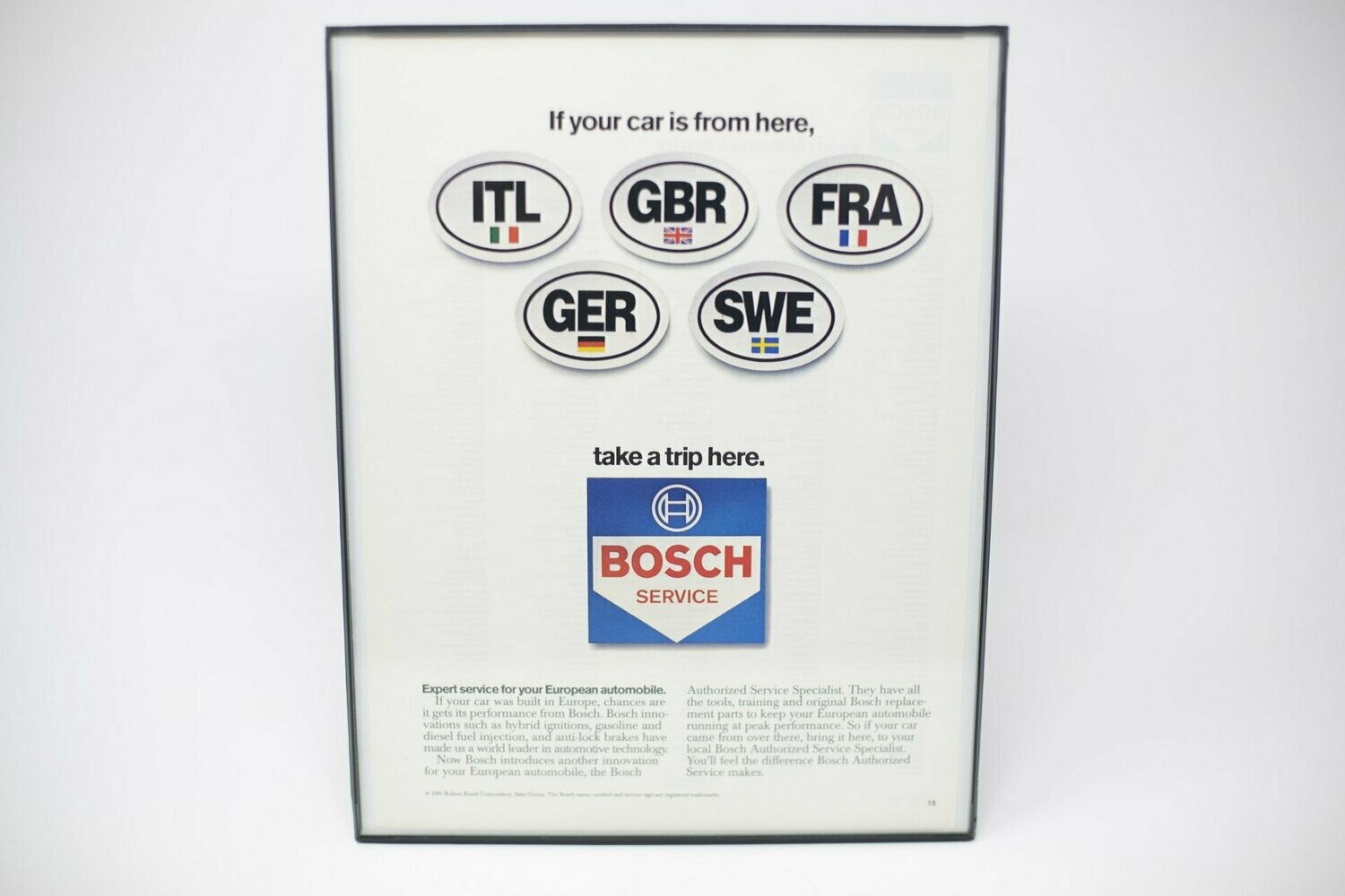 Bosch Service - Bumper Sticker.