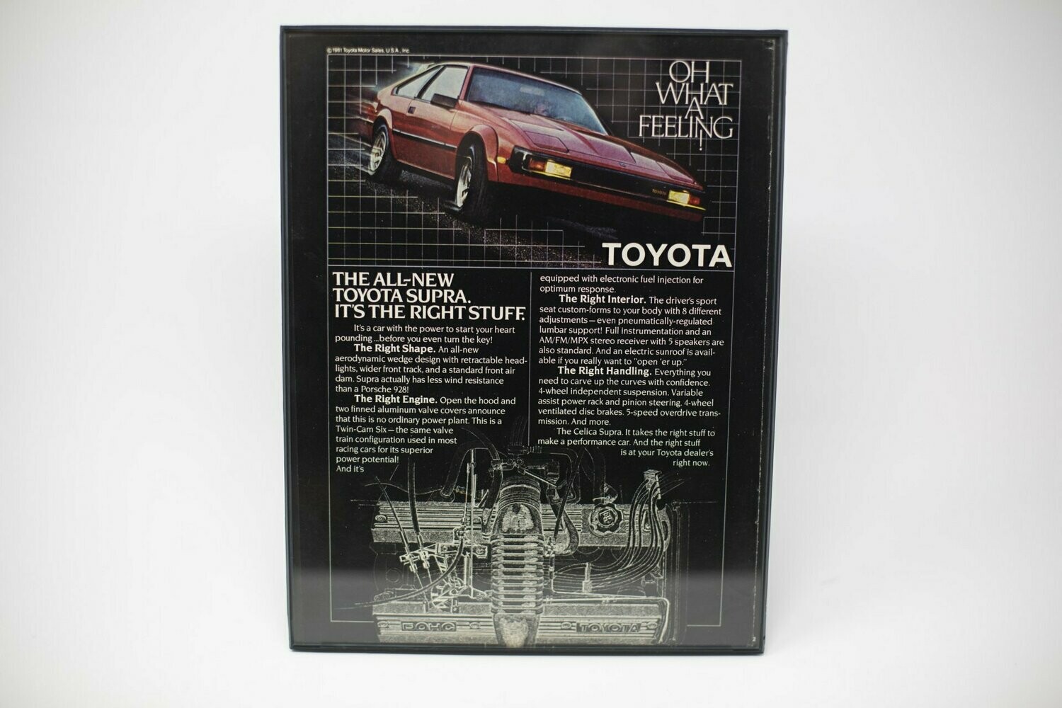 Toyota Celica Supra - The Right Stuff.