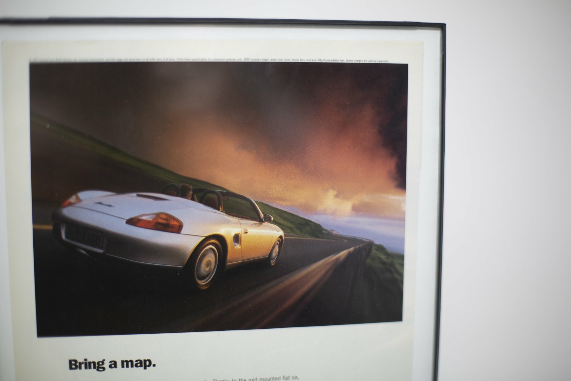 Porsche 986 Boxster - Bring a map.