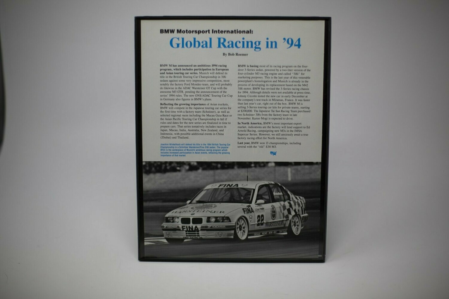 BMW - E36 BTCC