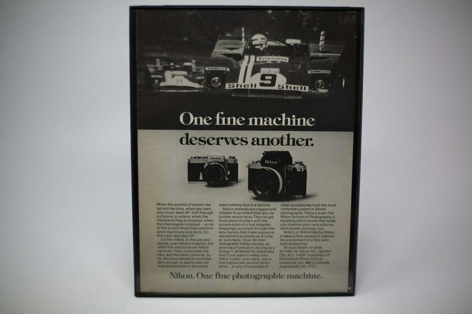 Nikon - One fine machine.