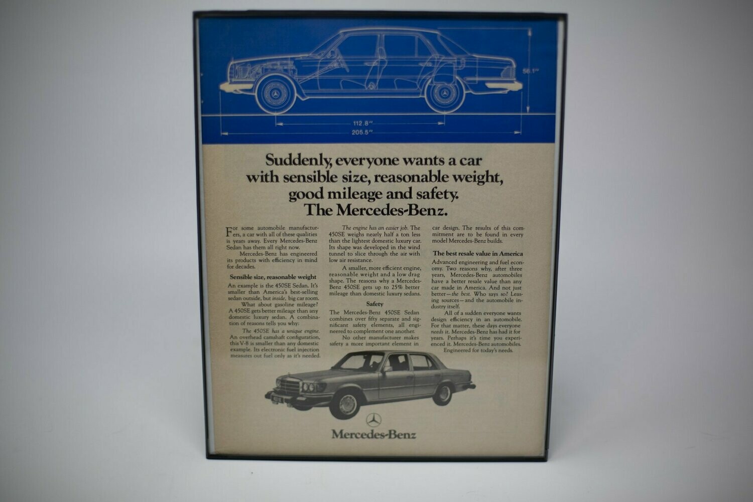 Mercedes Benz - 450SE - BluePrint