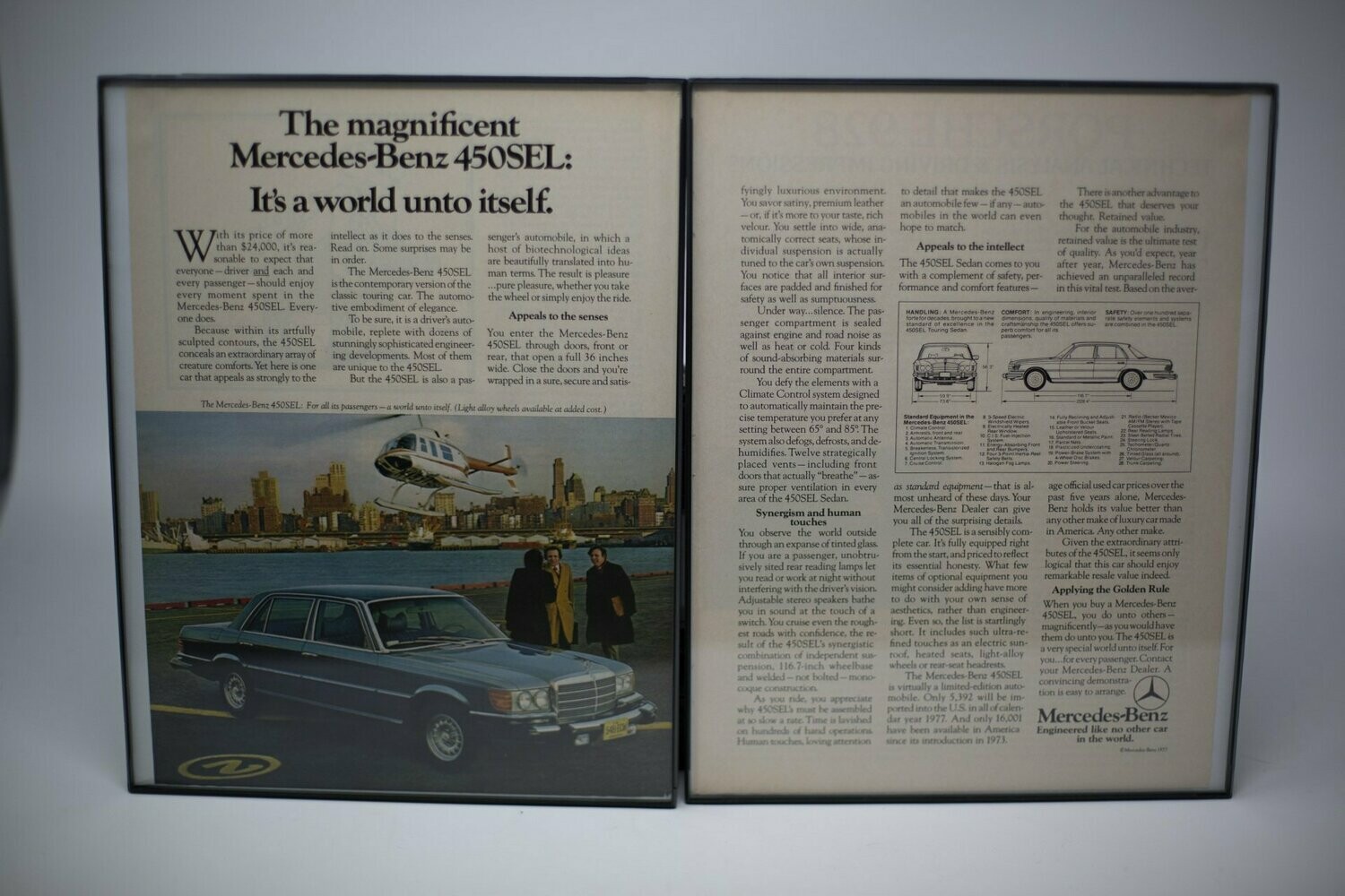 Mercedes Benz - 450SEL - A world unto itself.