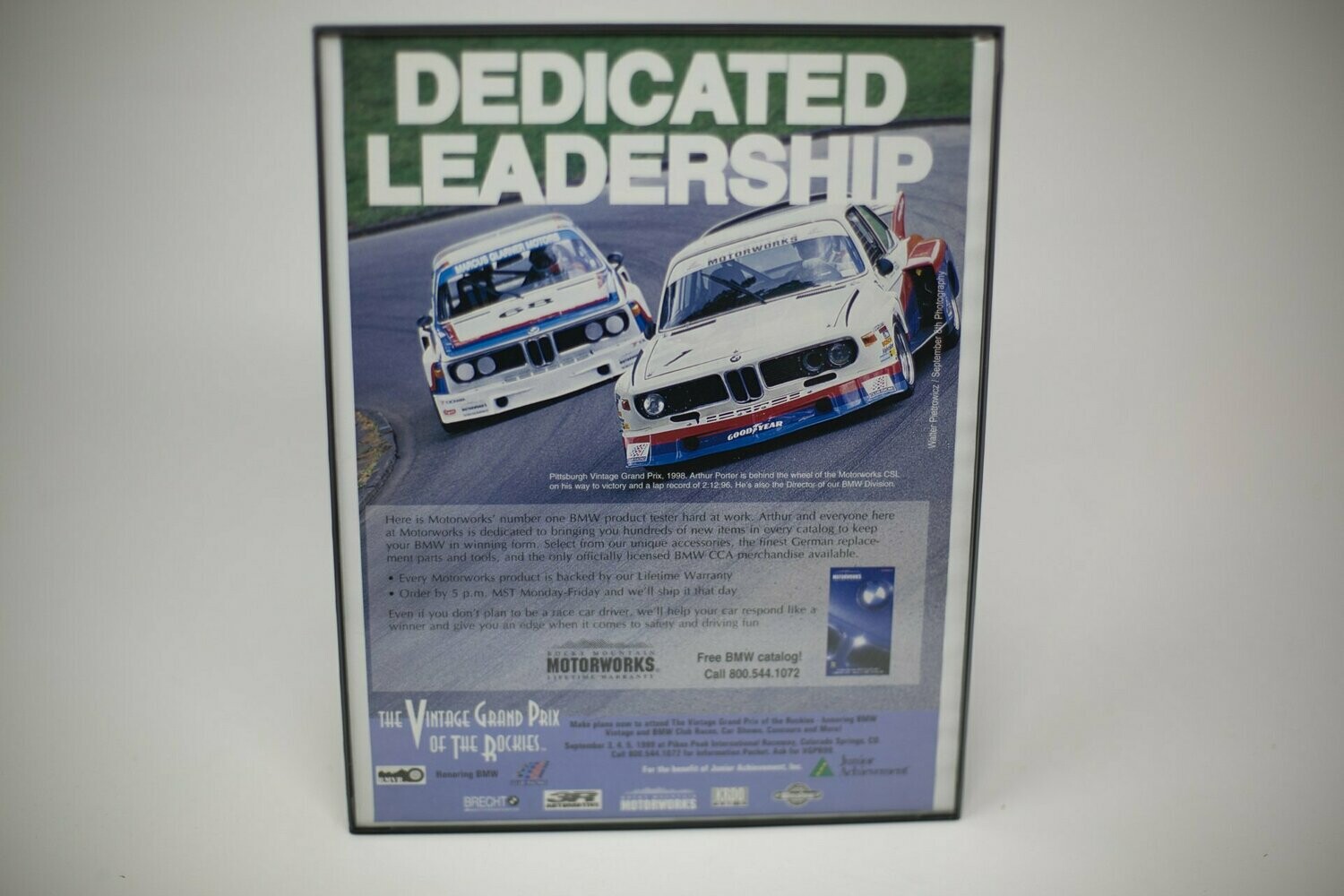 BMW Vintage Grand Prix - Leadership