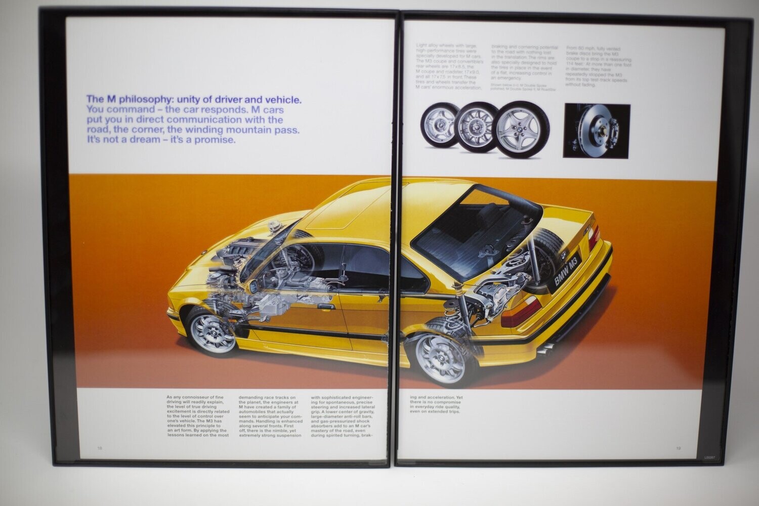 BMW E36 M3 Cut Away - Dealer Piece.