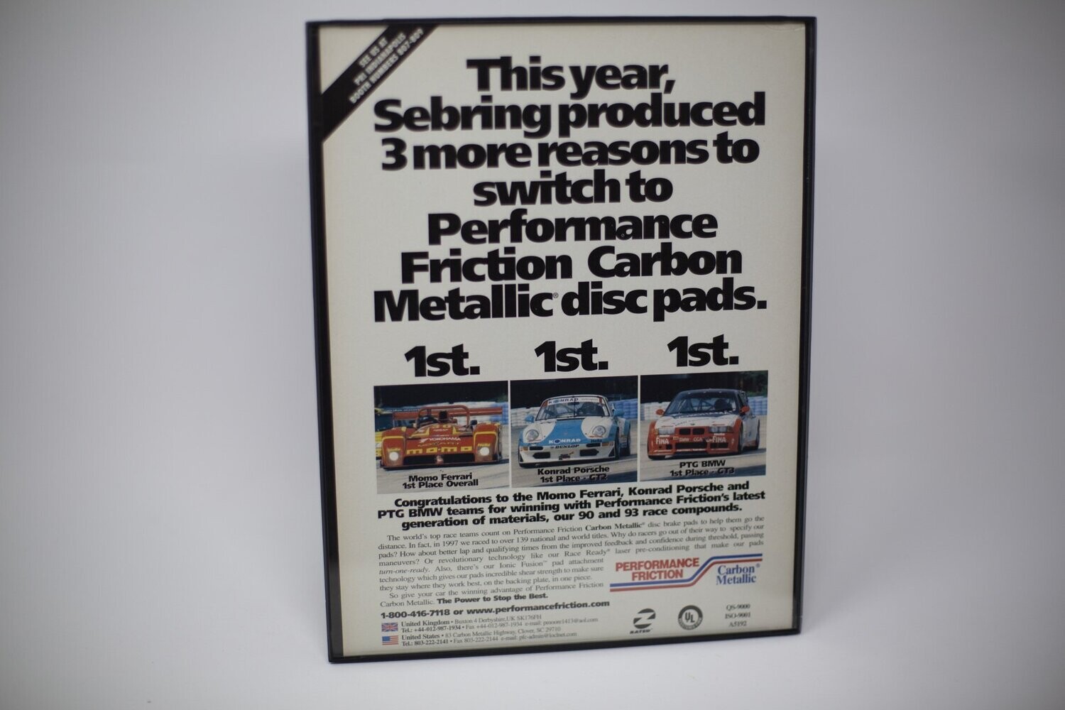 Performance Friction Carbon - Sebring