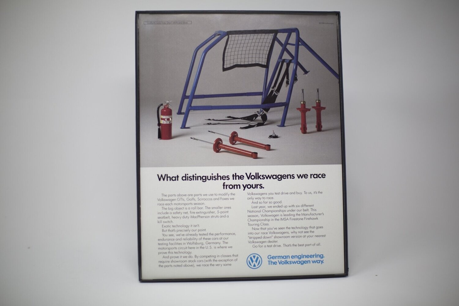 Volkswagen Racing - Distinguished.