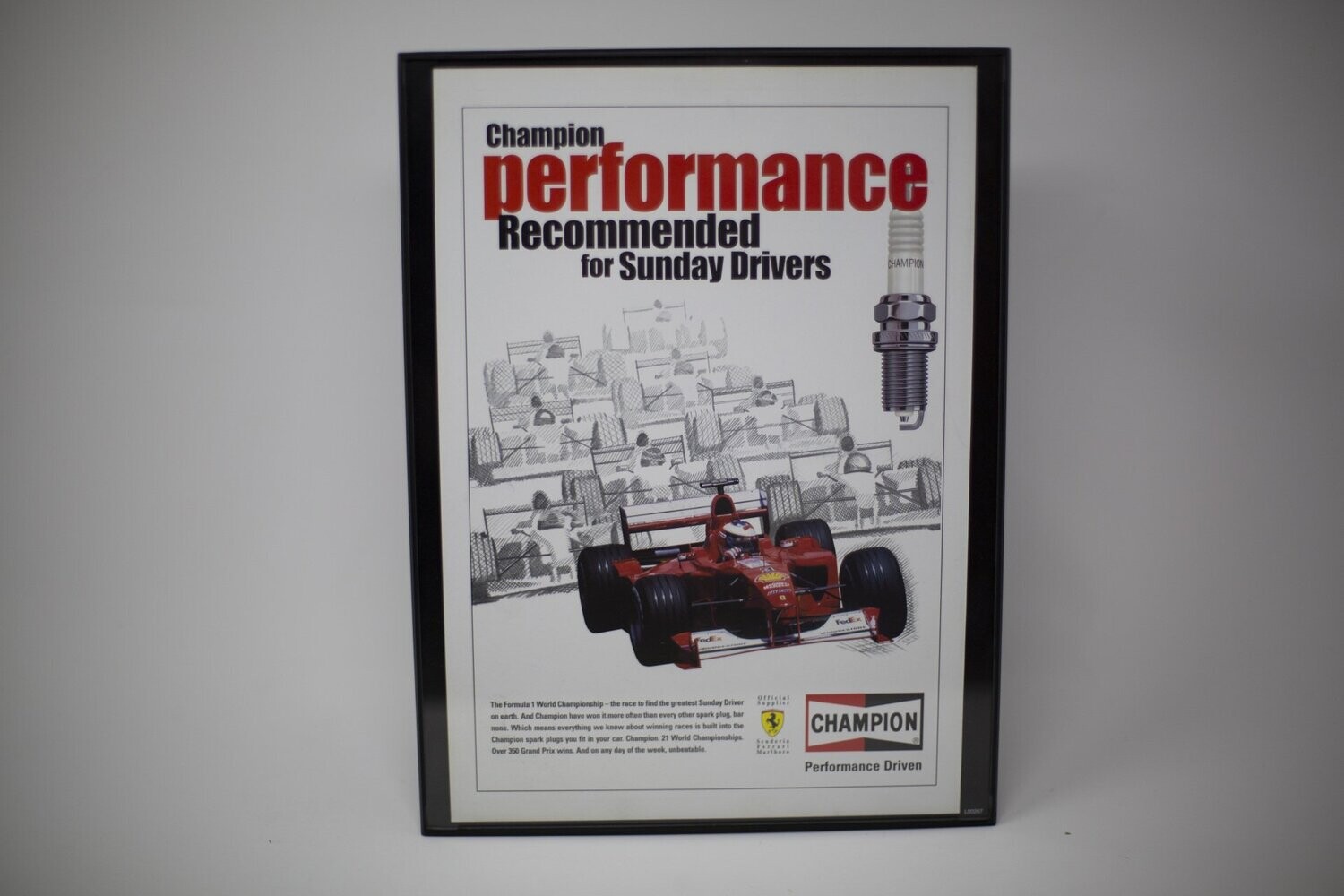 Ferrari F1 Racing - Champion Spark Plugs