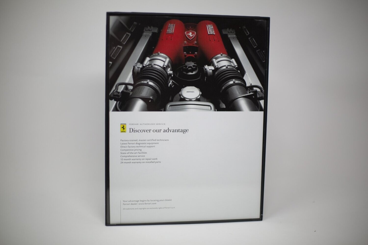 Ferrari Authorized Service - Advantage.