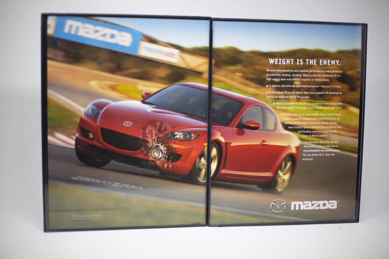 Mazda RX-8 - Weight is the Enemy.