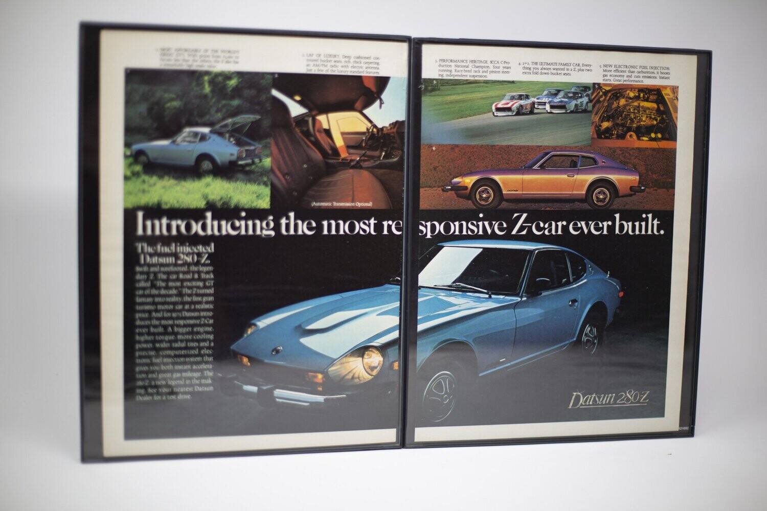 Datsun 280z - Most Responsive.