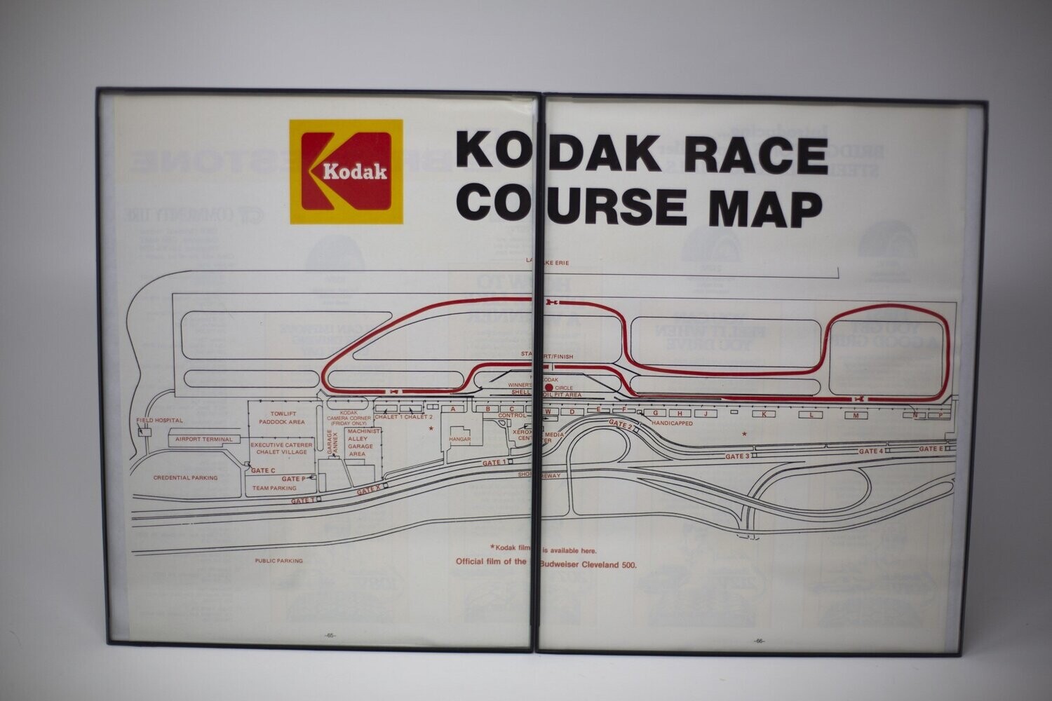 1988 Cleveland Grand Prix - Kodak Race Map