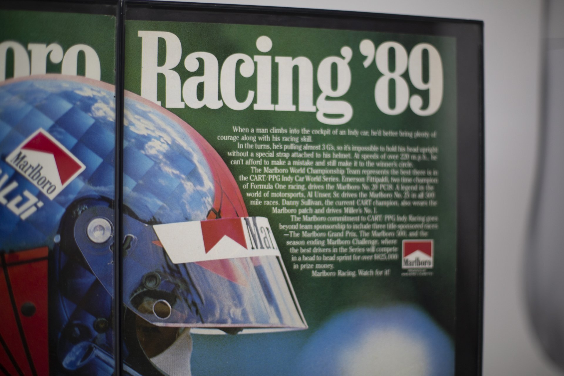 Marlboro Racing Team '89 - Dual Frame | Type Schrift