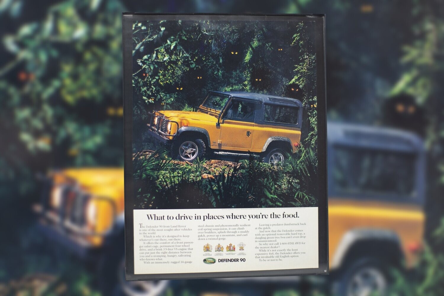Land Rover - Defender 90 - You're the food. | Type Schrift.