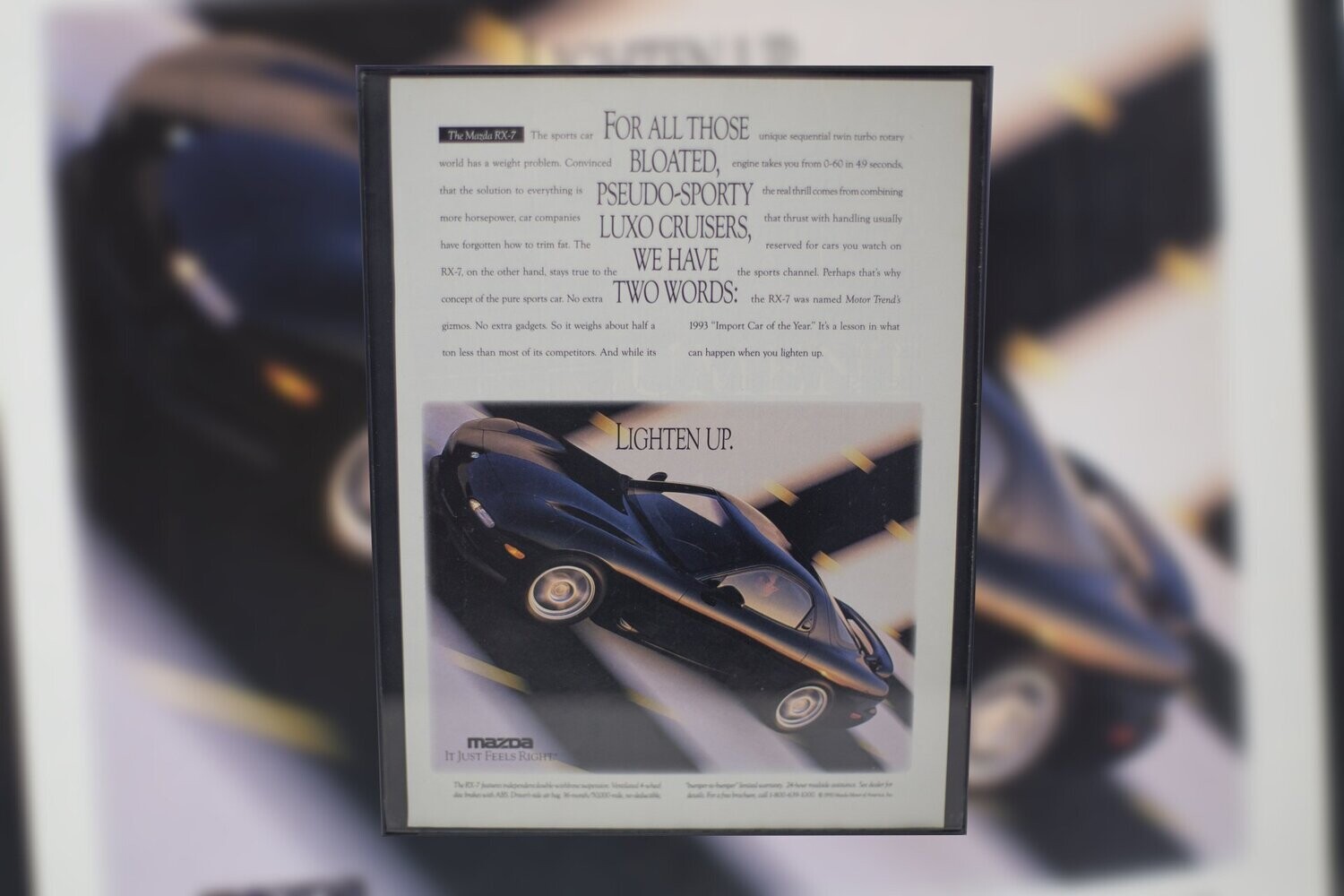 Mazda RX7 - FD - Lighten Up. | Type Schrift.