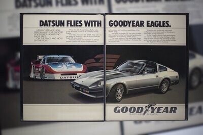 GoodYear Eagle - Datsun Flies | Type Schrift.