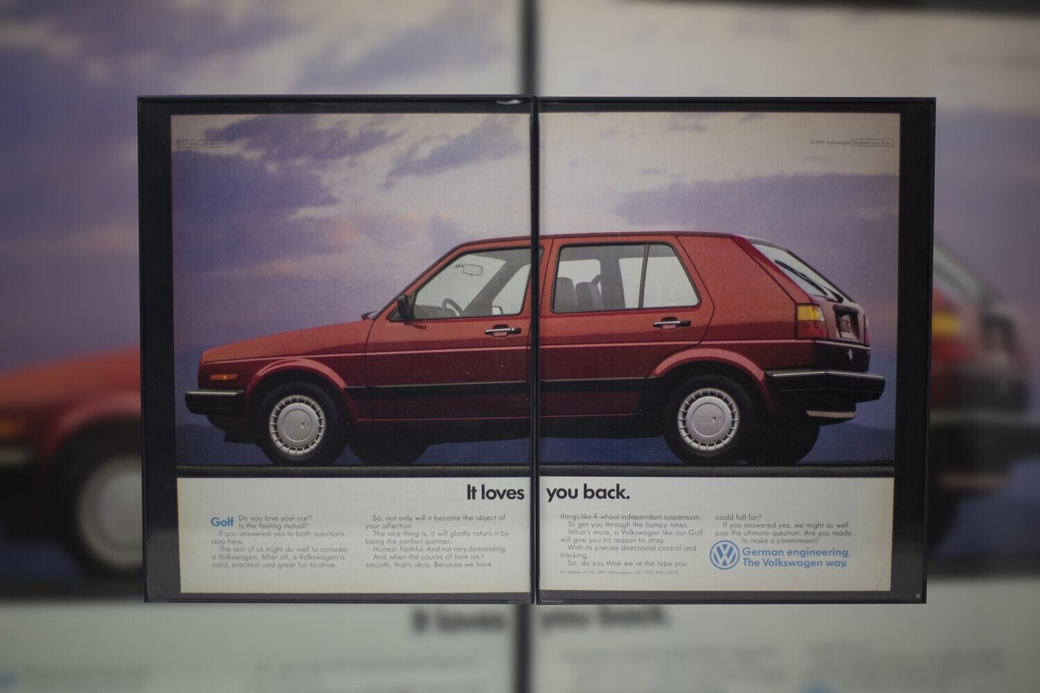 1989 Volkswagen Golf - Love | Type Schrift.