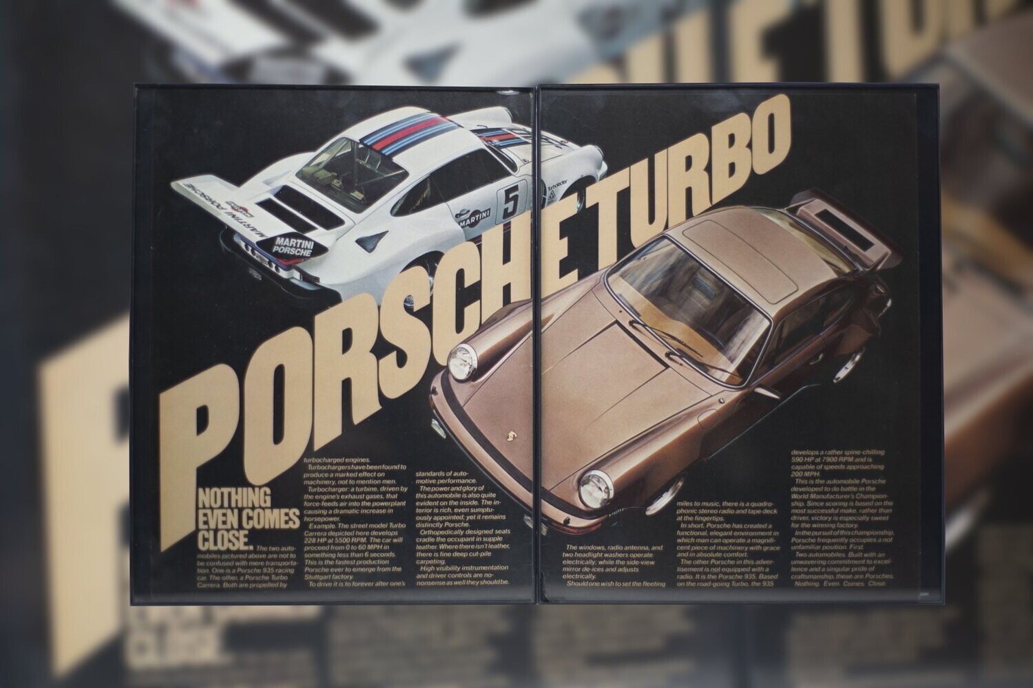 1976 - Porsche Turbo | Type Schrift