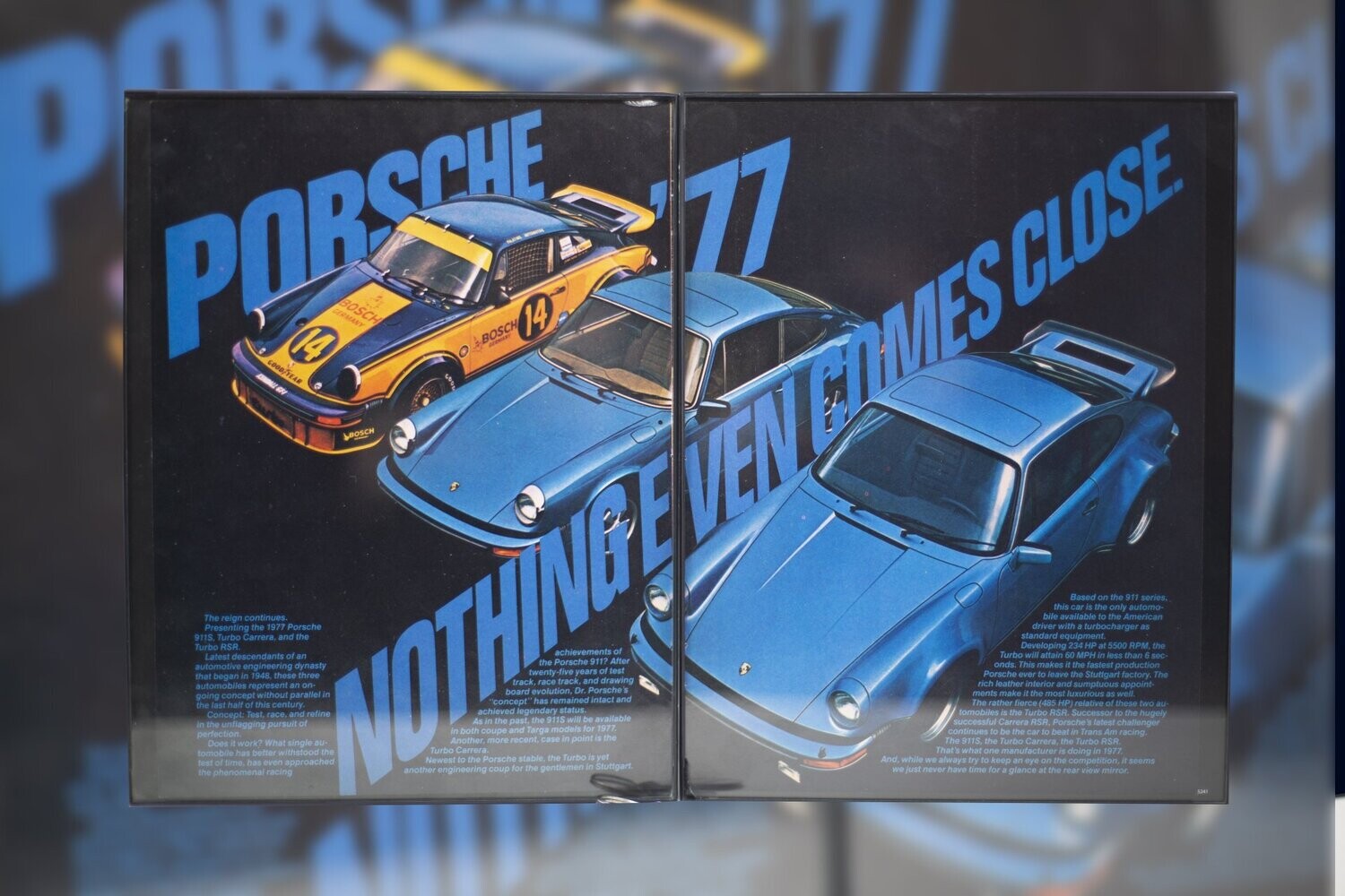 1977 - Porsche - Nothing Even Comes Close | Type Schrift.