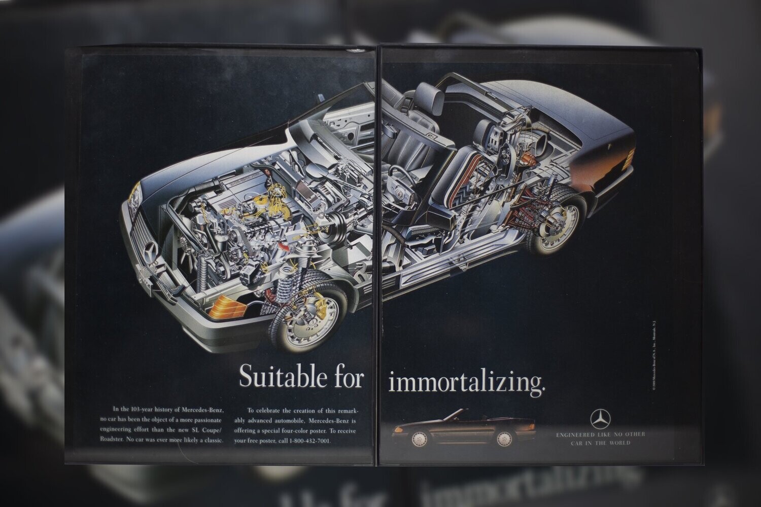 Mercedes Benz - R129 Cut Away | Type Schrift