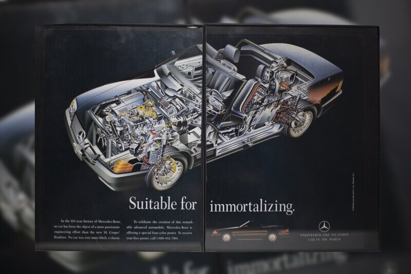 Mercedes Benz - R129 Cut Away | Type Schrift