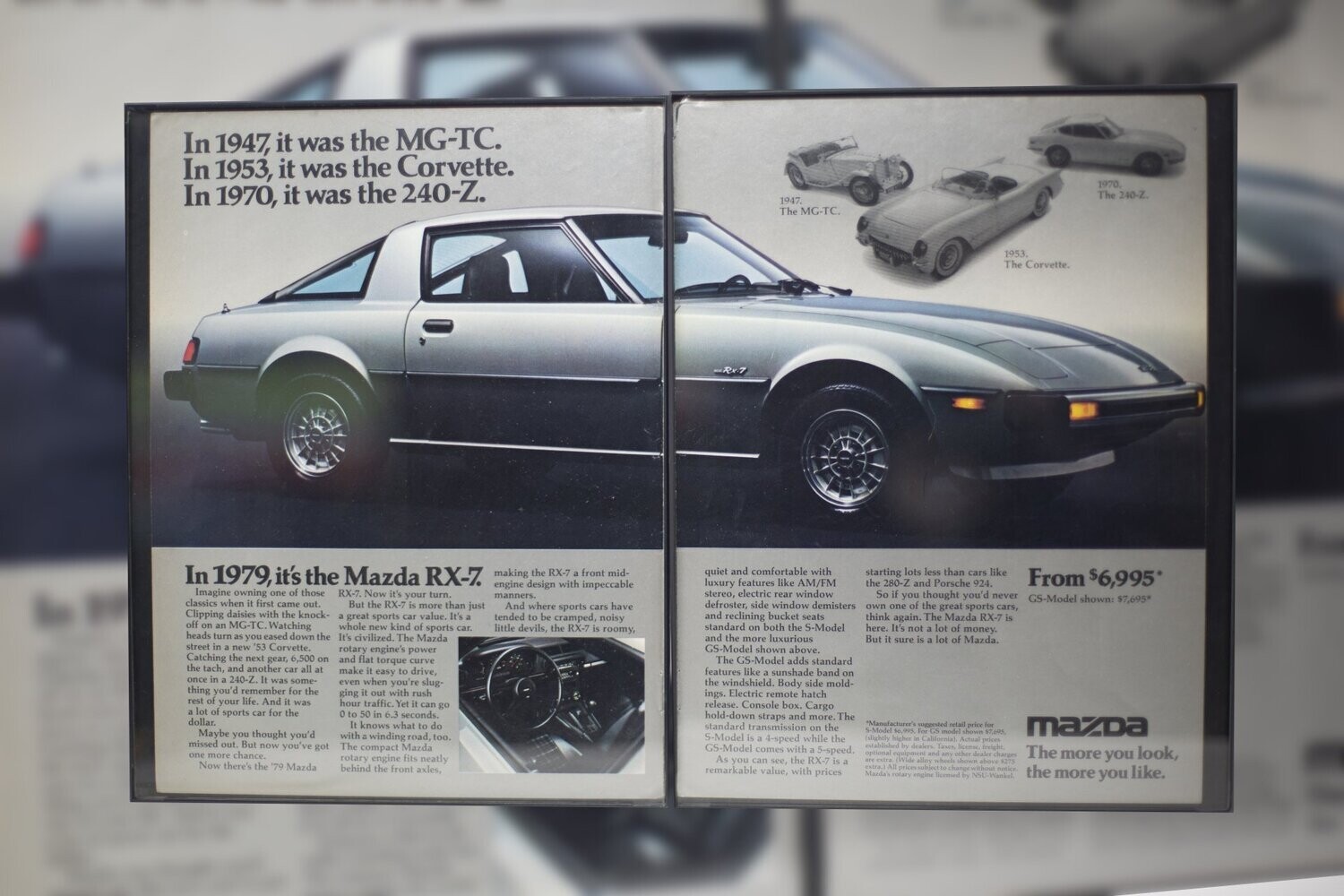 1979 Mazda RX7 - Its the Mazda. | Type Schrift