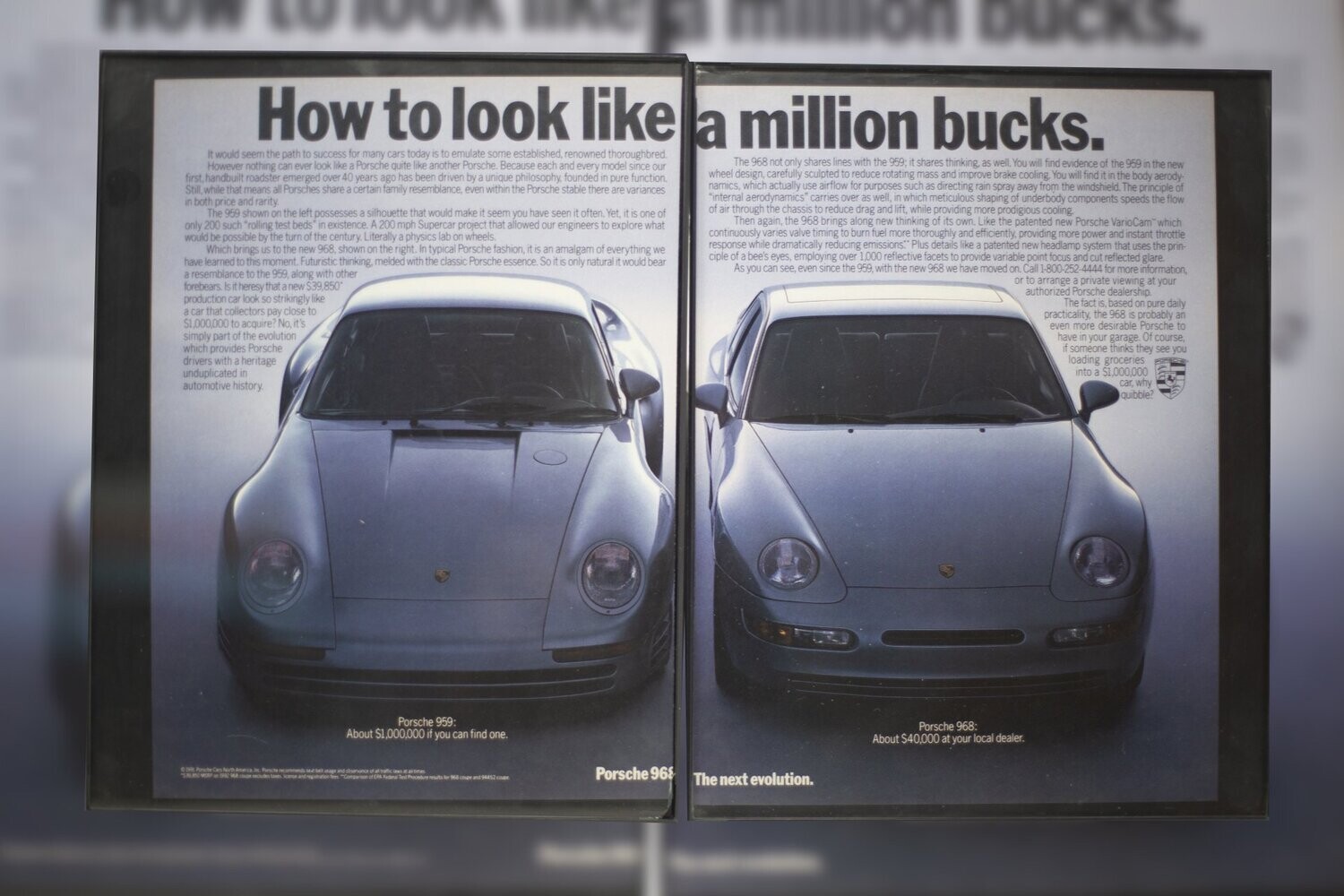Porsche - 959/968 | Type Schrift
