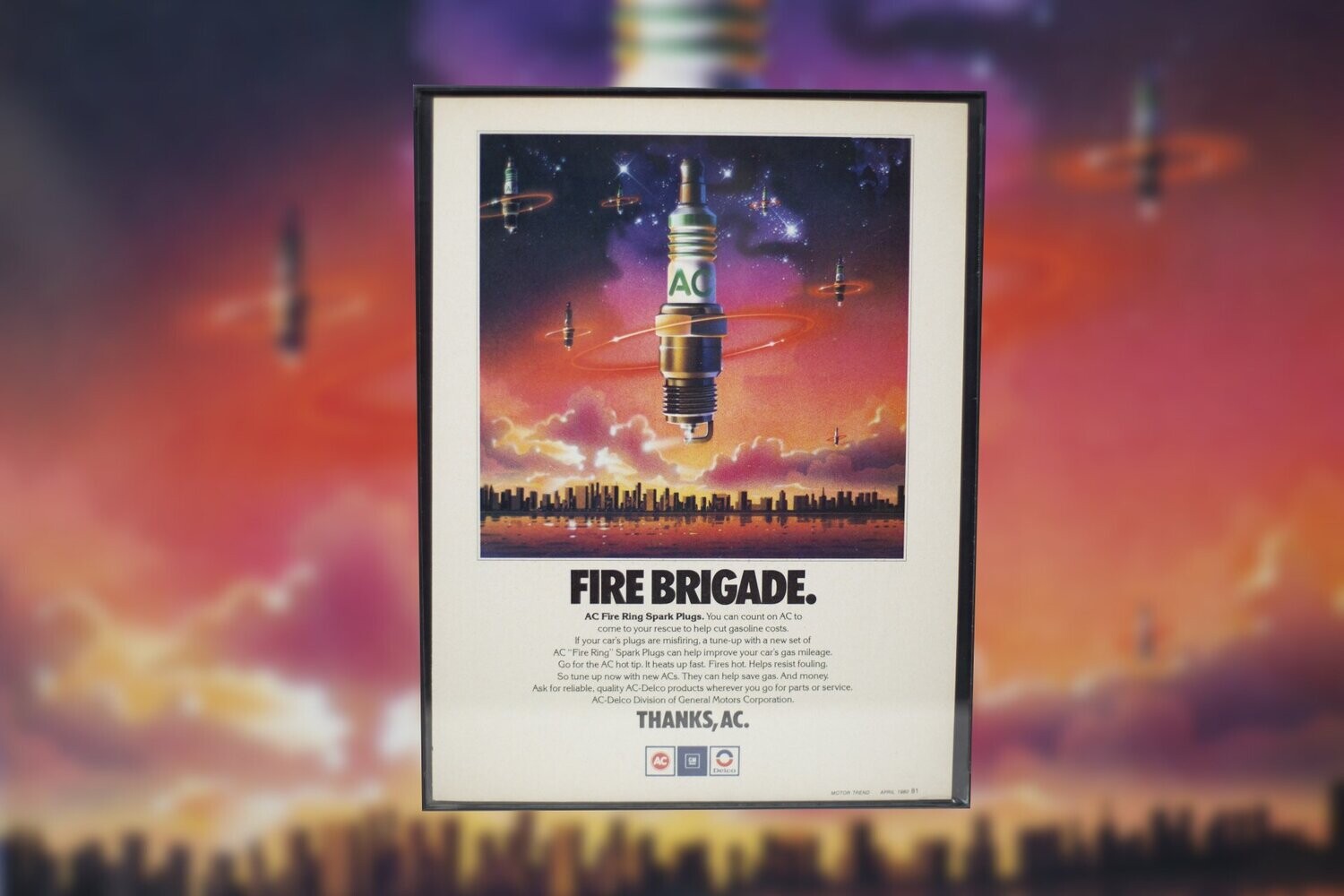 AC Delco - Fire Brigade | Type Schrift