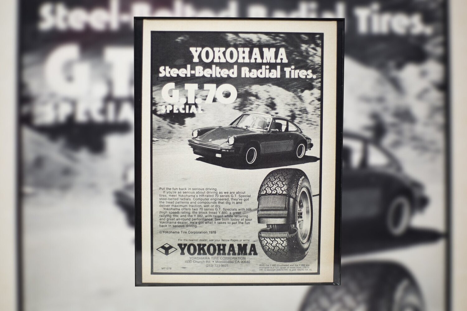 1978 Yokohama - 911 | Type Schrift