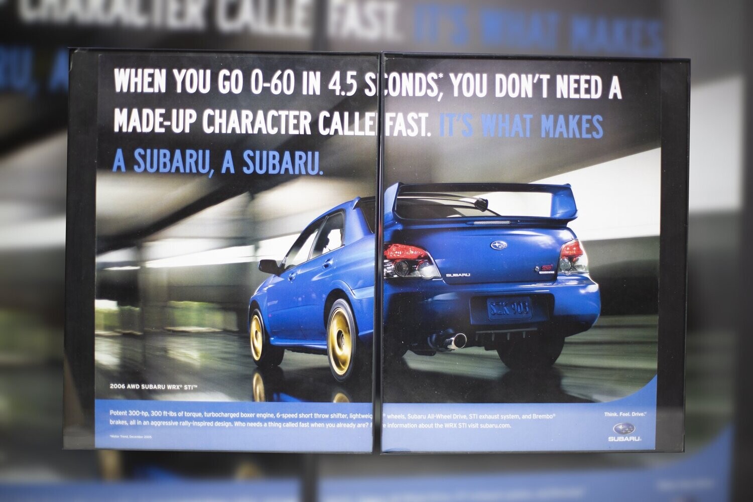 Subaru STI - Hawkeye | Type Schrift