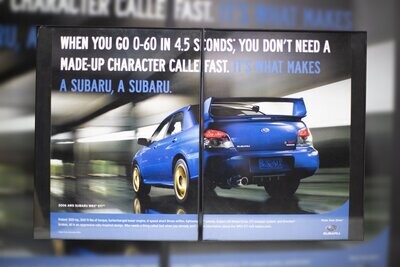 Subaru STI - Hawkeye | Type Schrift