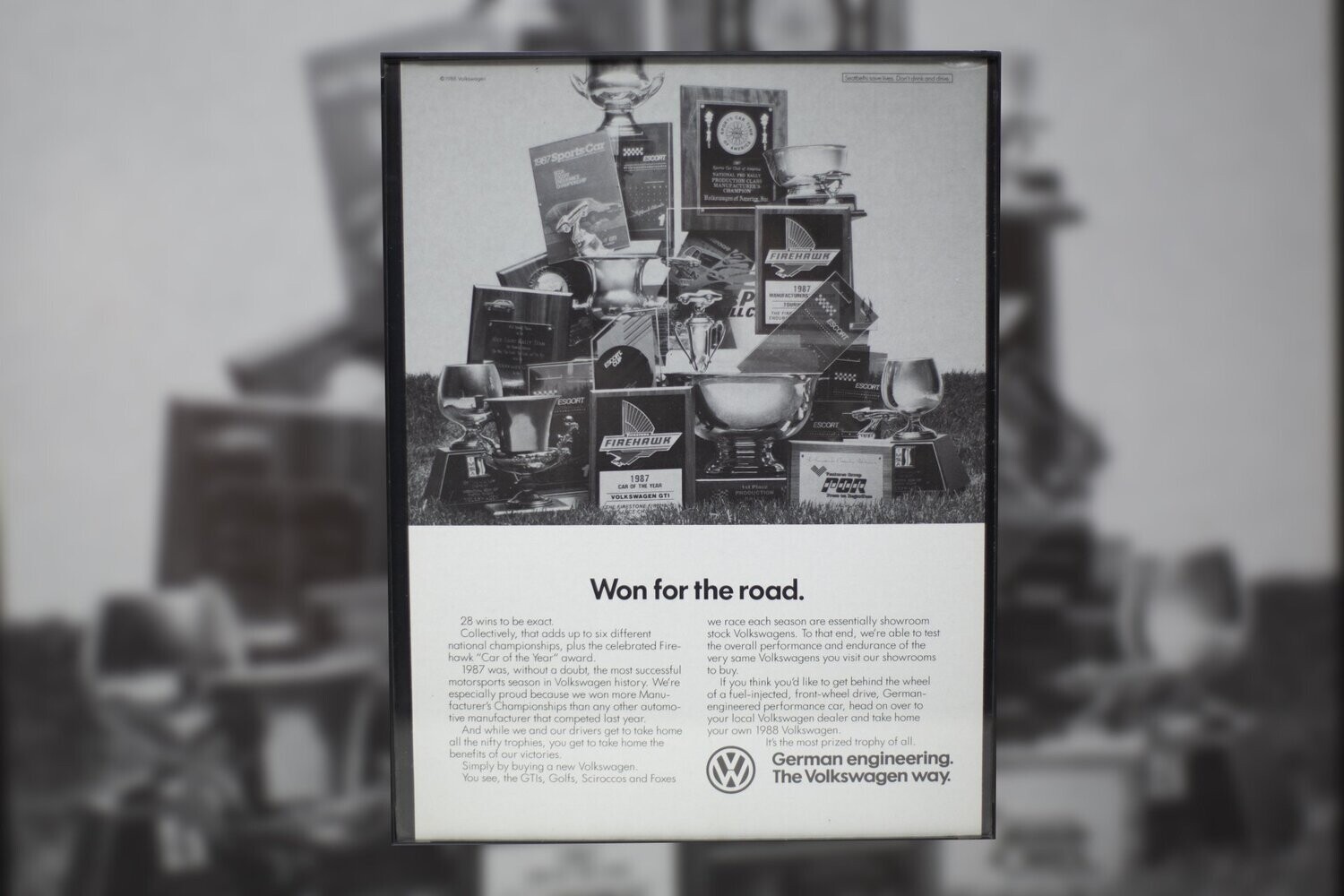 1988 - Volkswagen Won For The Road | Type Schrift