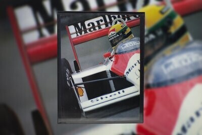 Marlboro F1 - Aryton Senna | Type Schrift