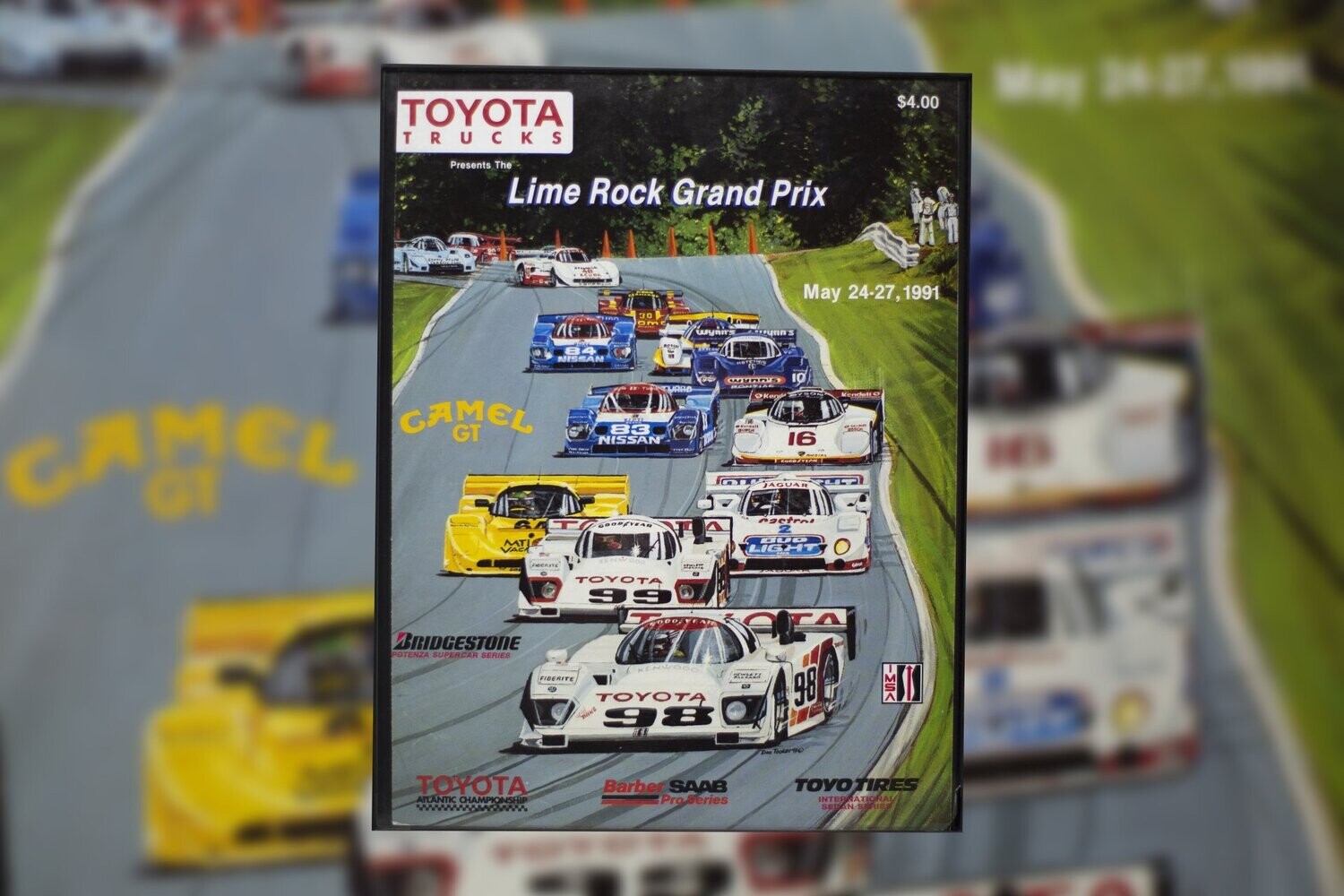 1991 Camel GT - Lime Rock Park | Type Schrift