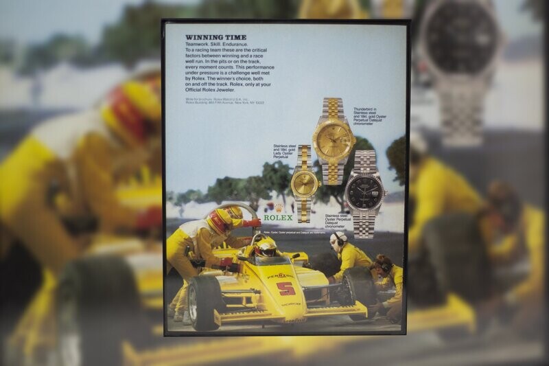 1990 Rolex - Pennzoil Indy | Type Schrift