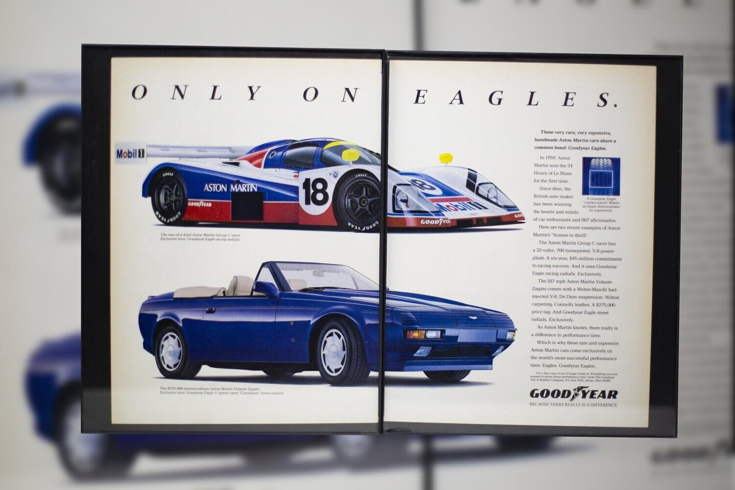 Aston Martin Group C - GoodYear Eagle | Type Schrift
