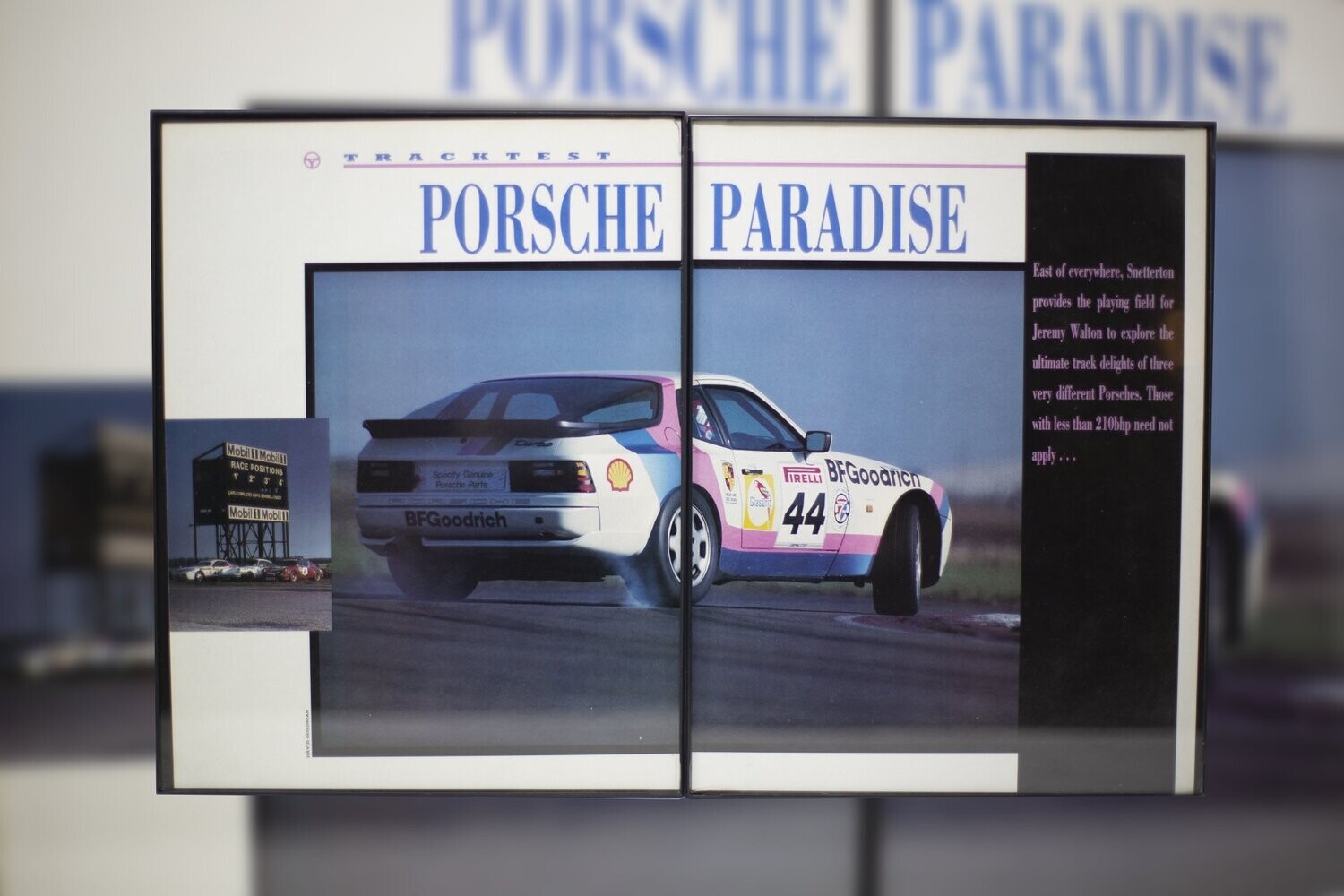 Porsche 951 - Paradise | Type Schrift