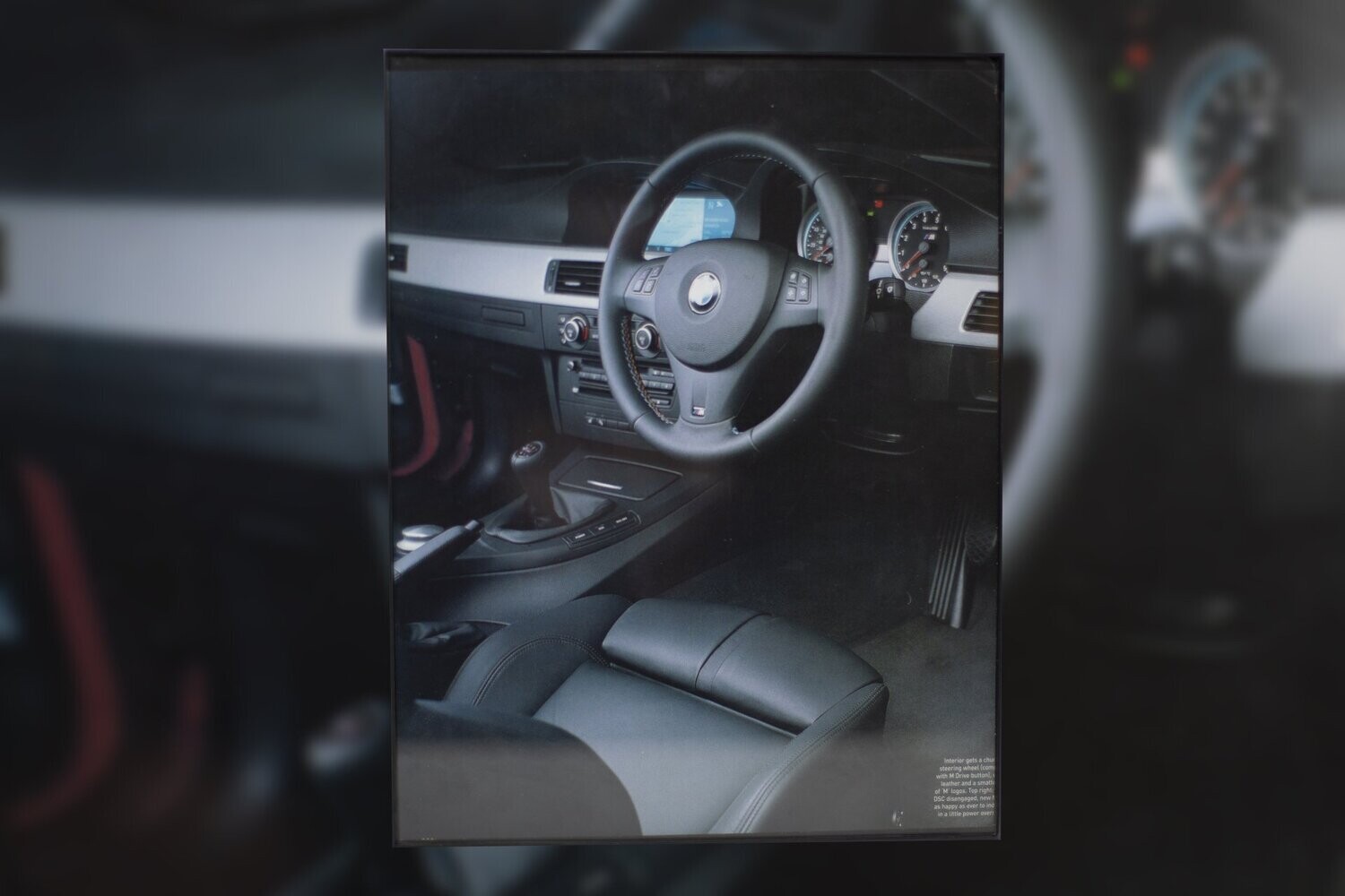 BMW - E92 M3 Cockpit  | Type Schrift