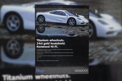 McLaren F1 - Kenwood | Type Schrift