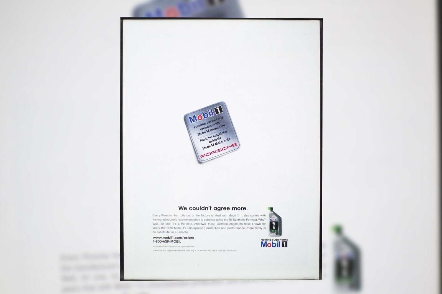 Porsche - Mobil 1 | Type Schrift