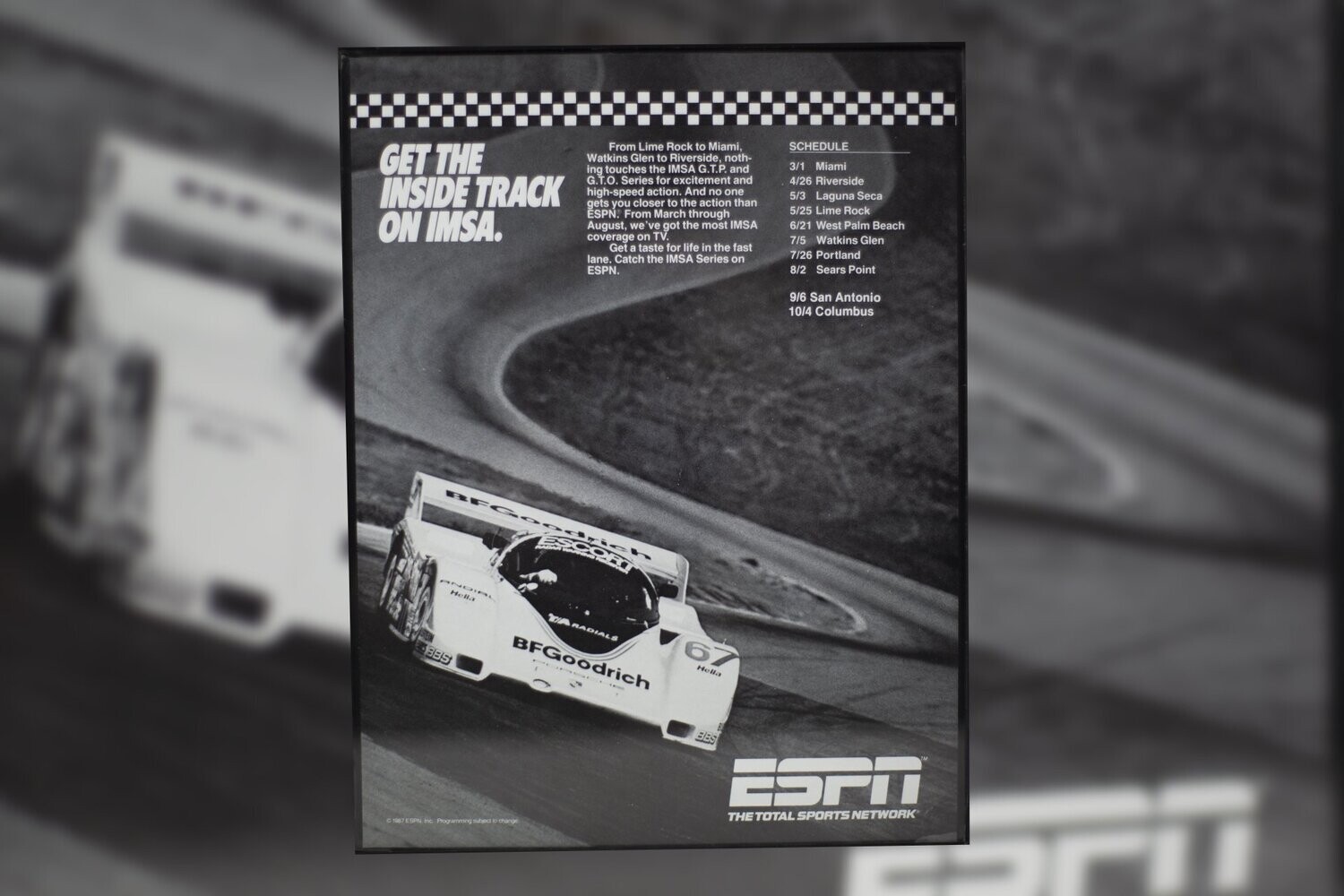 IMSA Motorsport - ESPN 962 | Type Schrift