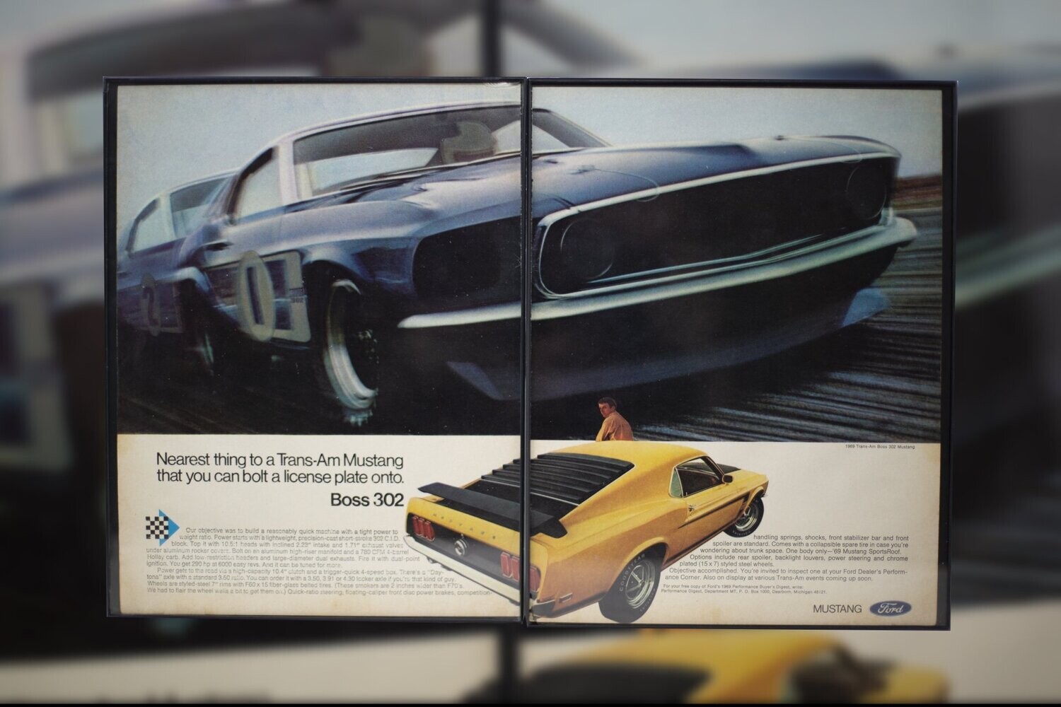 Ford Mustang - Boss 302 | Type Schrift