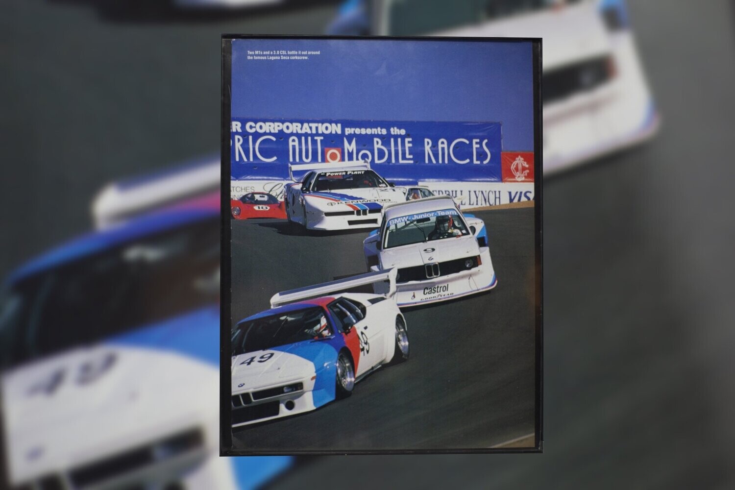 BMW M1 - Laguna Seca | Type Schrift