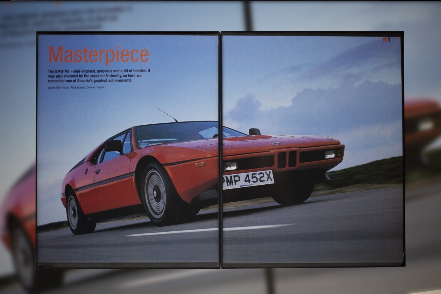BMW M1 - Masterpiece | Type Schrift