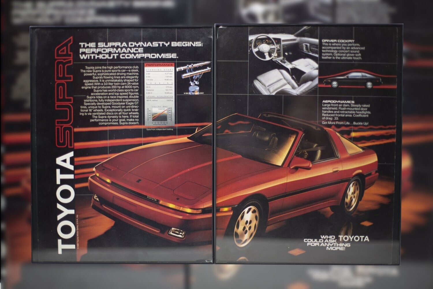 Toyota Supra - MK3 Dynasty | Type Schrift