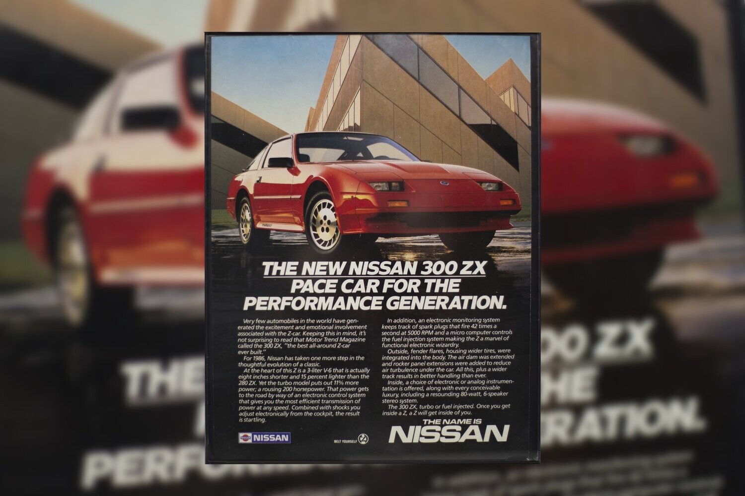 Nissan 300zx - Z31 | Type Schrift