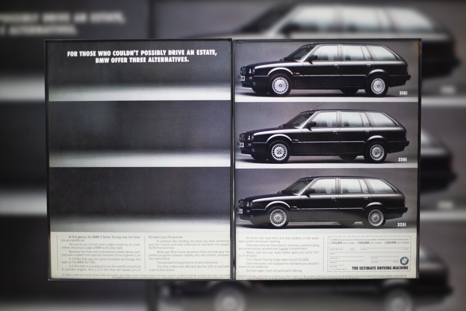 BMW E30 Touring - Alternatives | Type Schrift