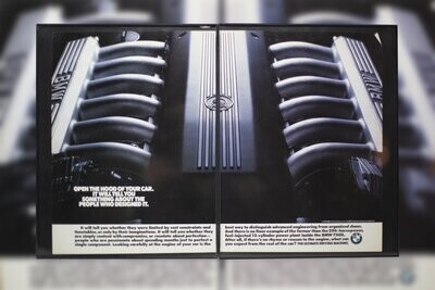 BMW V12 - Open the Hood | Type Schrift