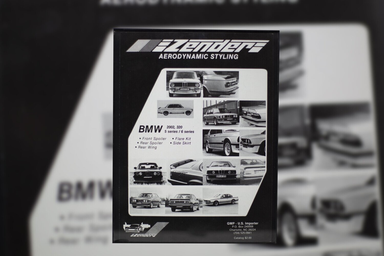 Zender Aerodynamic - BMW | Type Schrift